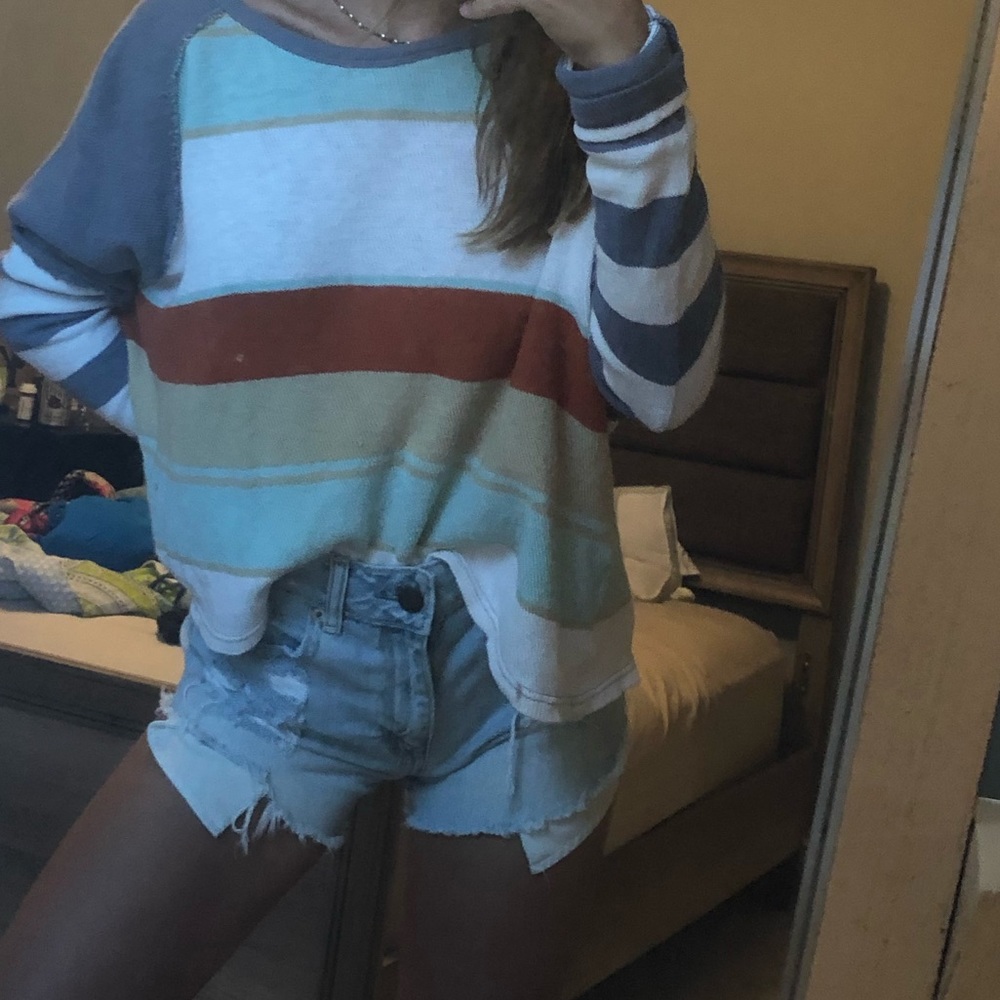 American eagle jean shorts